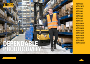 Gyalogkiséretű raklapemelák Caterpillar NSP12N3