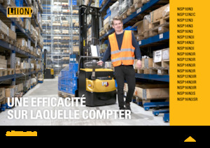 Gyalogkiséretű raklapemelák Caterpillar NSP16N3SR