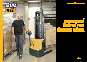 Gyalogkiséretű raklapemelák Caterpillar NSP12QLDI