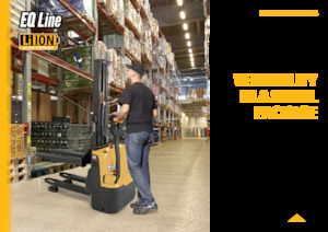 Gyalogkiséretű raklapemelák Caterpillar NSP12QLMI