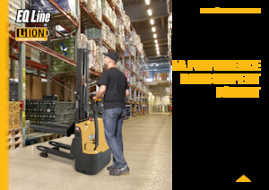 Gyalogkiséretű raklapemelák Caterpillar NSP12QLMI
