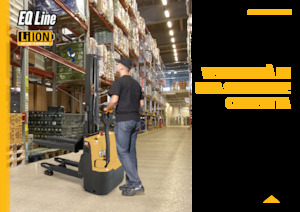 Gyalogkiséretű raklapemelák Caterpillar NSP12QLMI