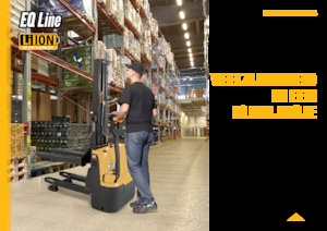 Gyalogkiséretű raklapemelák Caterpillar NSP12QLMI