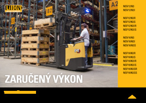 Gyalogkiséretű raklapemelák Caterpillar NSF12N3S