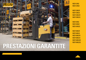Gyalogkiséretű raklapemelák Caterpillar NSF12N3S