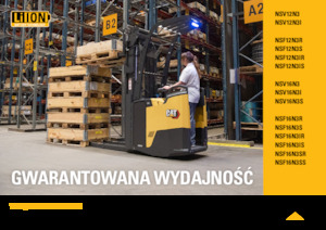 Gyalogkiséretű raklapemelák Caterpillar NSF12N3S