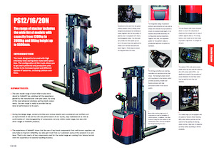 Gyalogkiséretű raklapemelák Noblelift PS20N