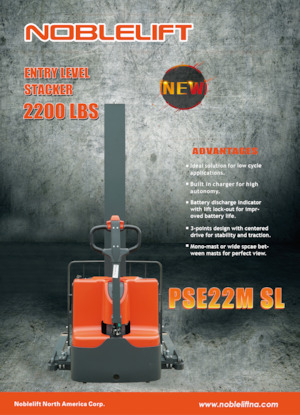 Gyalogkiséretű raklapemelák Noblelift PSE22M SL-63