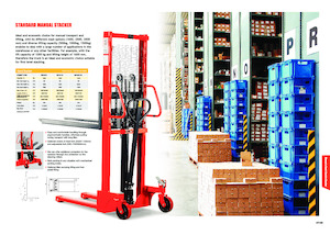 Gyalogkiséretű raklapemelák Noblelift SFHD10