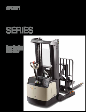 Gyalogkiséretű raklapemelák Crown SHR 5540-35 TL