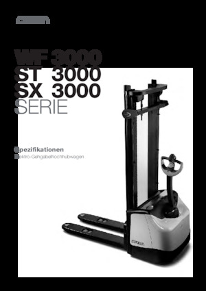 Gyalogkiséretű raklapemelák Crown ST 3000N-1.0 TL