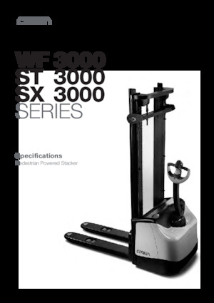 Gyalogkiséretű raklapemelák Crown ST 3000N-1.0 TL