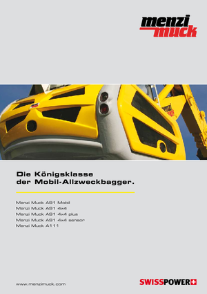 Lépegető kotrógépek Menzi A 91