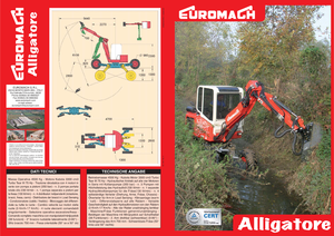 Lépegető kotrógépek EUROMACH Alligatore