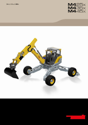 Lépegető kotrógépek Menzi M425x