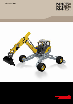 Lépegető kotrógépek Menzi M435x