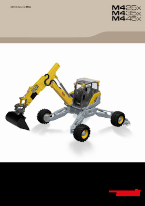 Lépegető kotrógépek Menzi M435x
