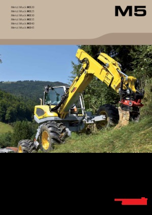 Lépegető kotrógépek Menzi M530