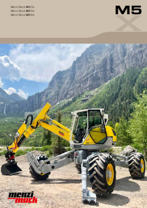 Lépegető kotrógépek Menzi M535x