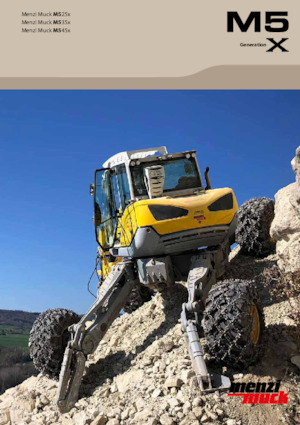 Lépegető kotrógépek Menzi M535x