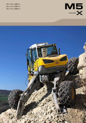 Lépegető kotrógépek Menzi M535x