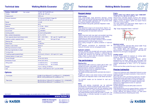 Lépegető kotrógépek Kaiser S 1-5