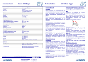 Lépegető kotrógépek Kaiser S 1-5