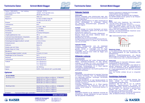 Lépegető kotrógépek Kaiser S 2 Cross 4x4