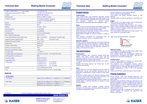 Lépegető kotrógépek Kaiser S 2 Gator 4x4