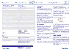 Lépegető kotrógépek Kaiser S 2 Mobil