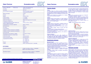 Lépegető kotrógépek Kaiser S X