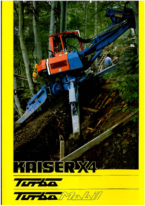 Lépegető kotrógépek Kaiser X 4 Turbo Mobil