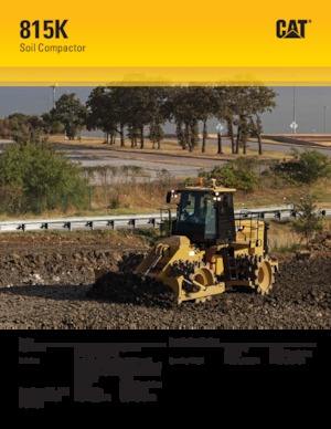 Hulladéktömörítők Caterpillar 815K
