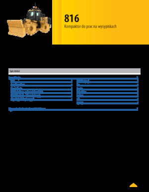 Hulladéktömörítők Caterpillar 816