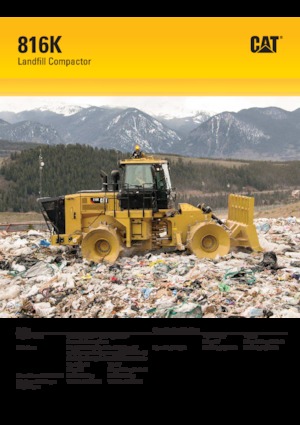 Hulladéktömörítők Caterpillar 816K
