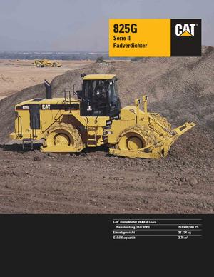 Hulladéktömörítők Caterpillar 825 G II