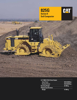 Hulladéktömörítők Caterpillar 825 G II
