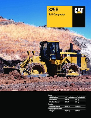 Hulladéktömörítők Caterpillar 825H