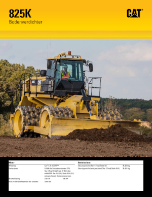 Hulladéktömörítők Caterpillar 825K