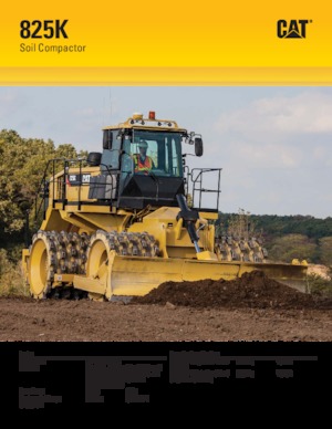 Hulladéktömörítők Caterpillar 825K