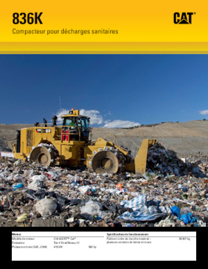Hulladéktömörítők Caterpillar 836K