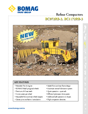Hulladéktömörítők Bomag BC 1172 RB 3