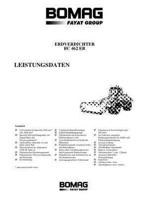 Hulladéktömörítők Bomag BC 462 EB