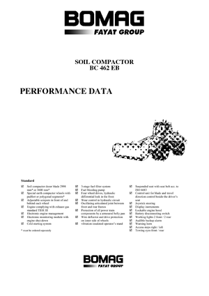 Hulladéktömörítők Bomag BC 462 EB