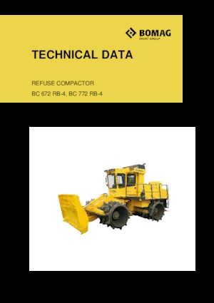 Hulladéktömörítők Bomag BC 772 RB 4
