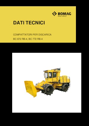 Hulladéktömörítők Bomag BC 772 RB 4