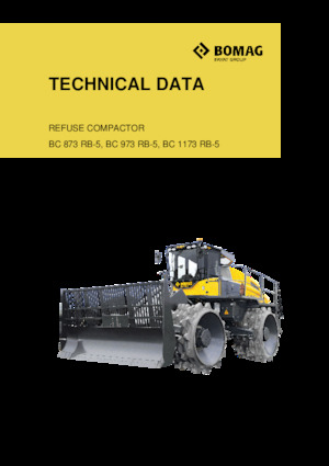 Hulladéktömörítők Bomag BC 873 RB 5