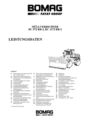 Hulladéktömörítők Bomag BC 972 RB 2