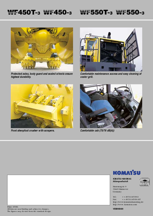 Hulladéktömörítők Komatsu WF450-3