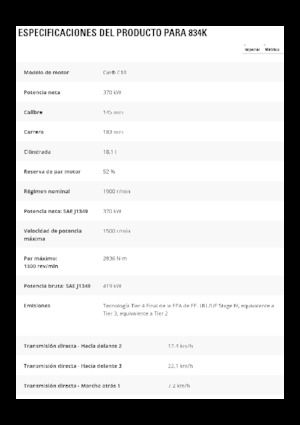 Gumikerekes dózerek Caterpillar 834K